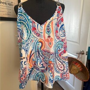 SHEIN Multicolor Paisley Camisole